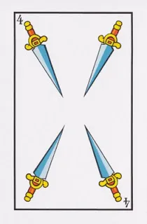 4 de espadas